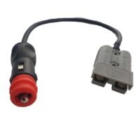 12 volt Male Plug to Anderson 50A 16 AWG 300mm